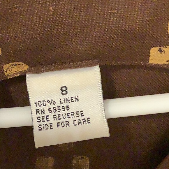 DKNY Linen Sleeveless Dress - Picture 7 of 8